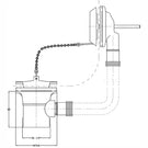 nuie-chrome-retainer-brass-bath-waste--ball-chain---e347-