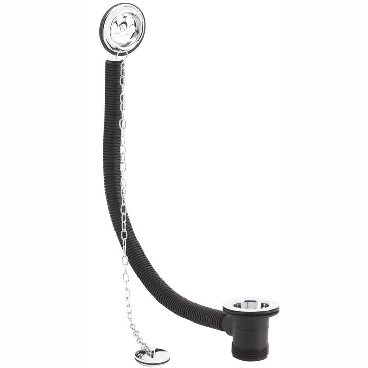 nuie-chrome-bath-waste-with-overflow-brass-plug--link-chain---e348-