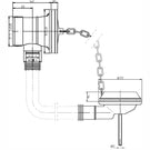 nuie-chrome-bath-waste-with-overflow-brass-plug--link-chain---e348-