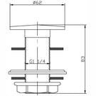 nuie-chrome-unslotted-flip-top-basin-waste---er02-