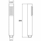 nuie-chrome-easyclean-round-shower-handset---ho307-