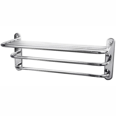 Nuie Traditional Chrome 3 Tier Towel Rack - LA380
