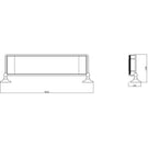 nuie-traditional-chrome-gallery-shelf-lh305-