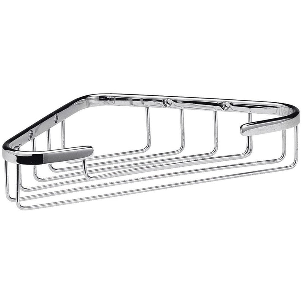 Nuie Traditional Chrome Wirework Deep Corner Basket - LL306