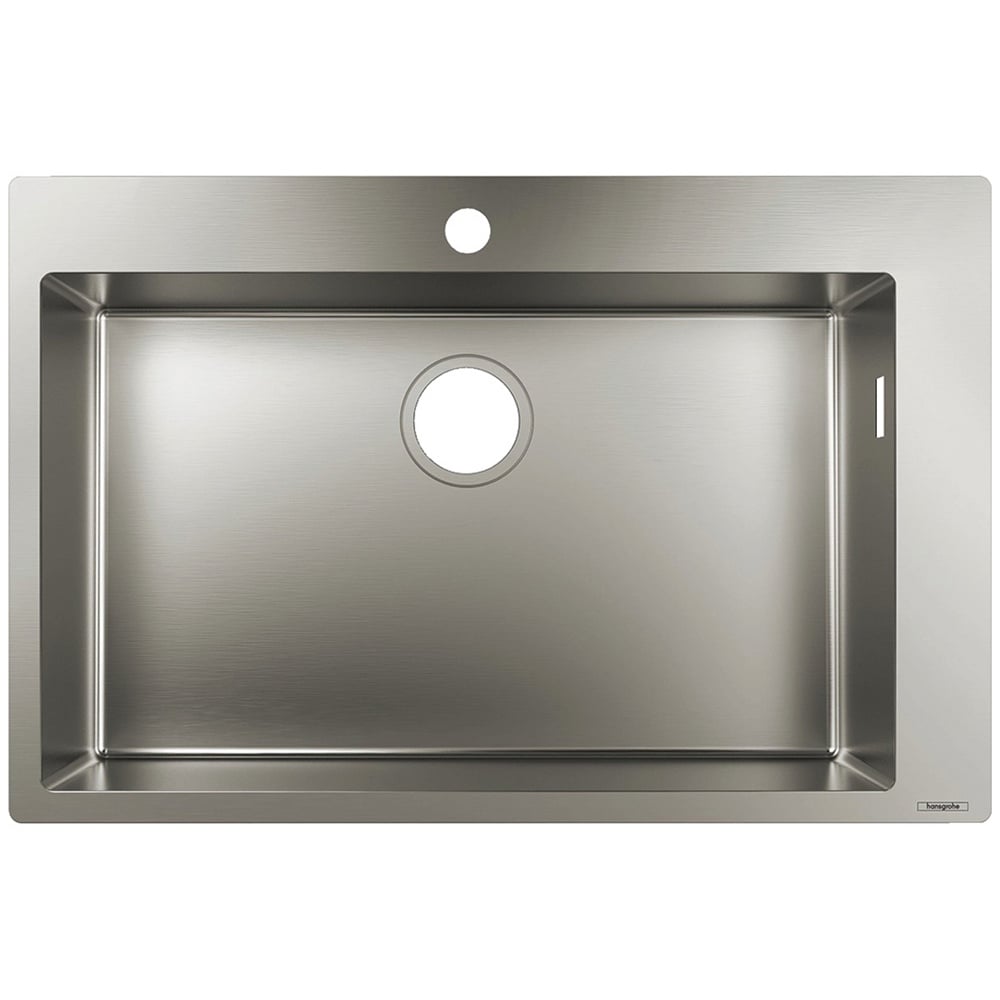 Hansgrohe S711-F660 1.0 Bowl Stainless Steel Kitchen Sink 43302800