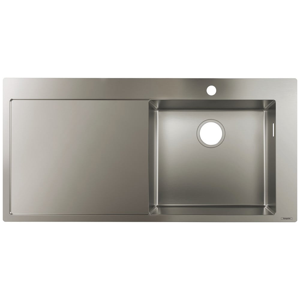 Hansgrohe S715-F450 1.0 Bowl Stainless Steel Kitchen Sink 43306800