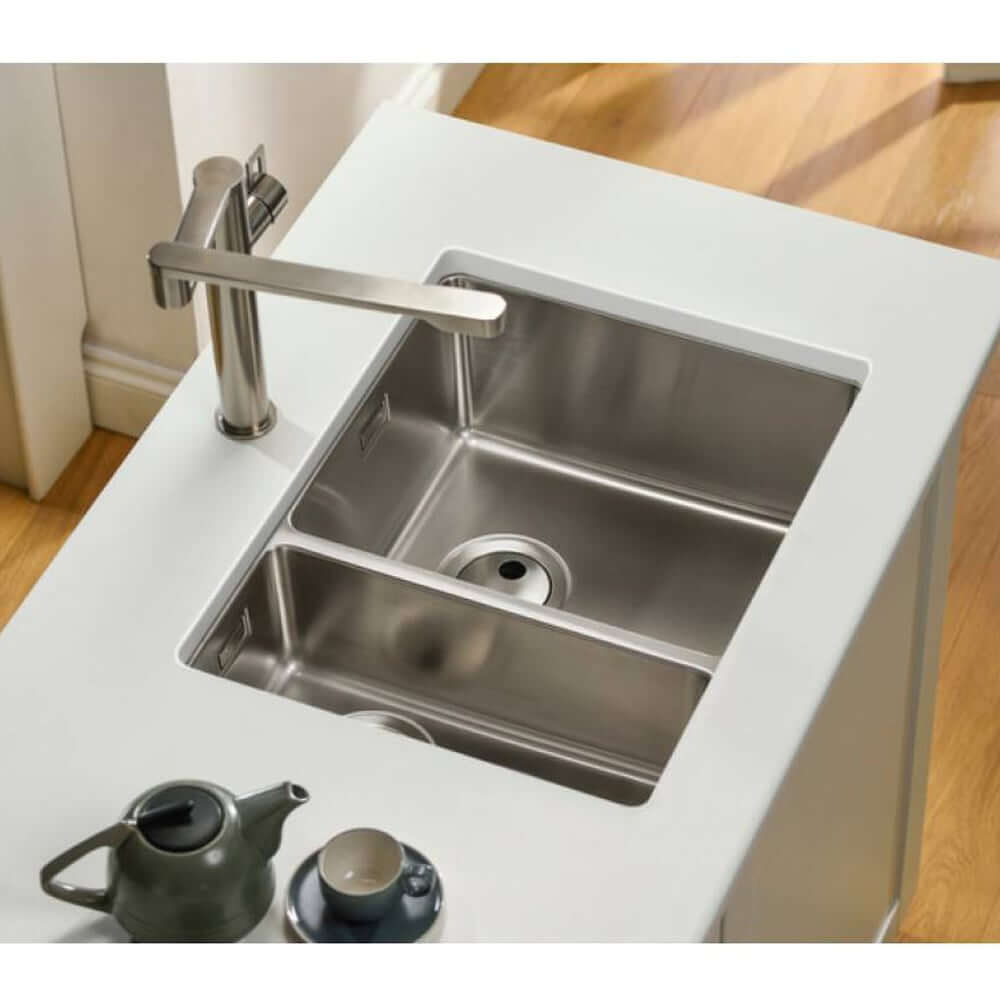 Abode Axial Pot Filler Stainless Steel Single Lever Kitchen Sink Mixer Tap