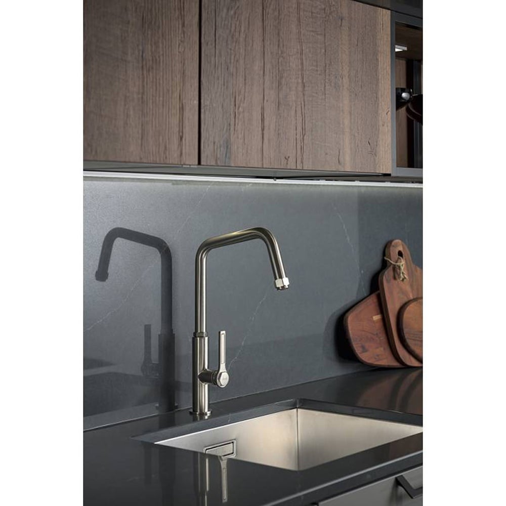 Abode Hex Monobloc Lever Kitchen Sink Mixer Tap