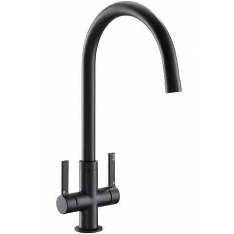 Abode Pico Twin Lever Kitchen Sink Tap