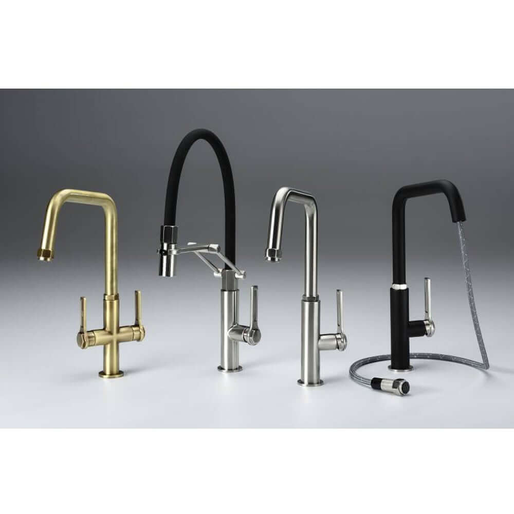 Abode Hex Pullout Single Lever Kitchen Sink Mixer Tap
