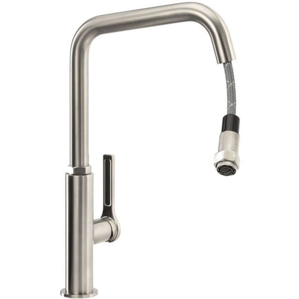 Abode Hex Pullout Single Lever Kitchen Sink Mixer Tap