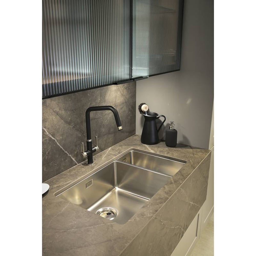 Abode Hex Single Lever Kitchen Sink Mixer Tap