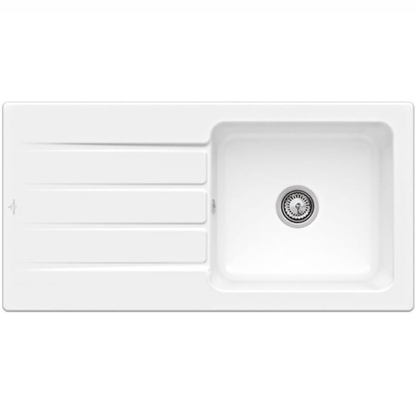 Villeroy & Boch Architectura 60 1.0 Bowl White Ceramic Kitchen Sink - NO WASTE