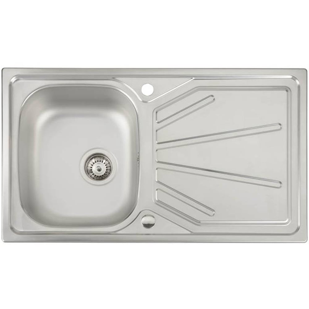 Abode Trydent 1.0 Bowl Stainless Reversible Steel Kitchen Sink