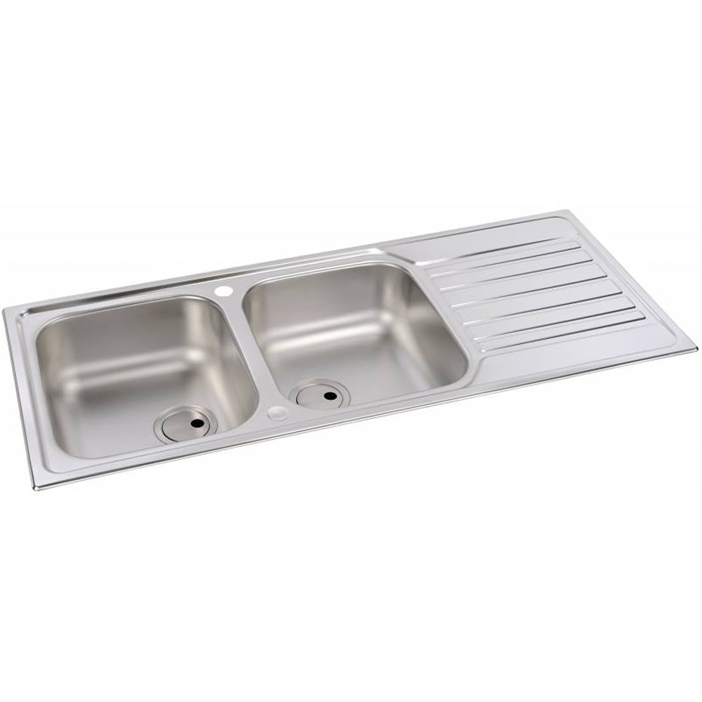 Abode connekt 2.0 Bowl Stainless Steel Reversible Kitchen Sink