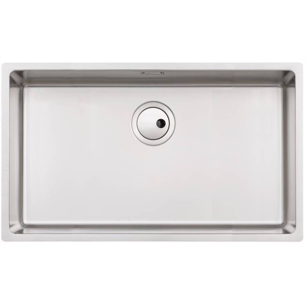 Abode Matrix Satinless Steel Single Bowl Undermount Kitchen Sink AW5128