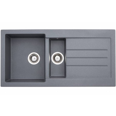 Abode Xcite 1.5 Bowl Granite Reversible Kitchen Sink & Waste