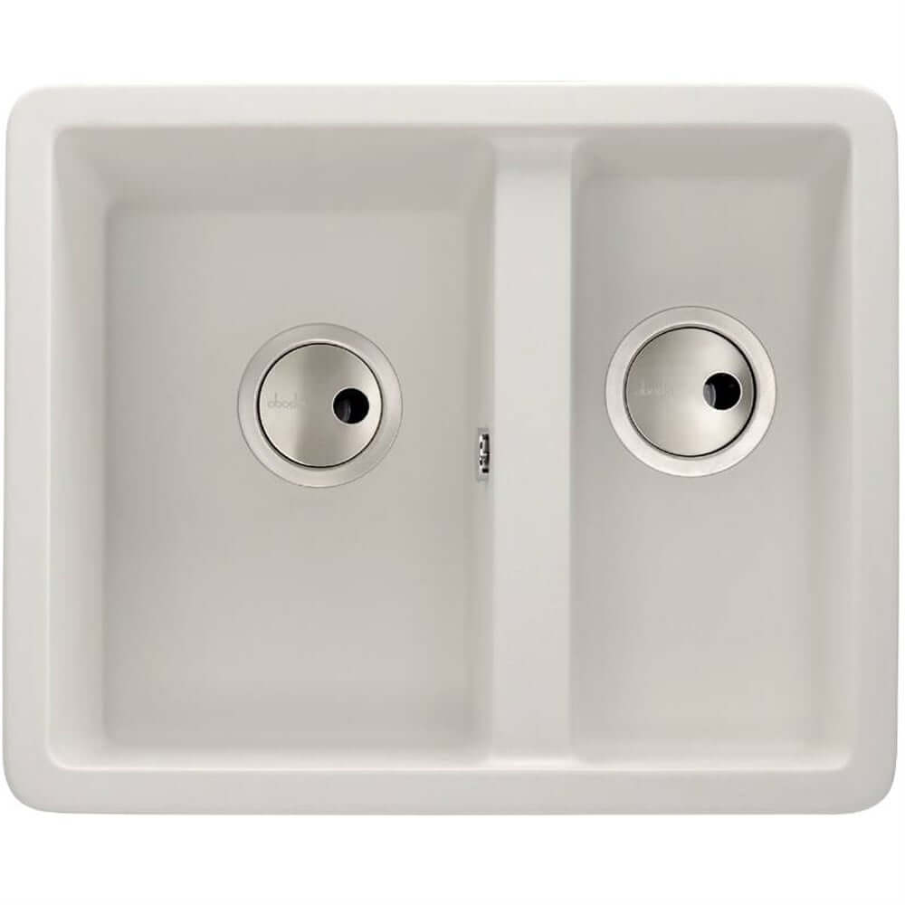 Abode Matrix SQ GR15 1.5 Bowl Granite Undermount Kitchen Sink & Waste