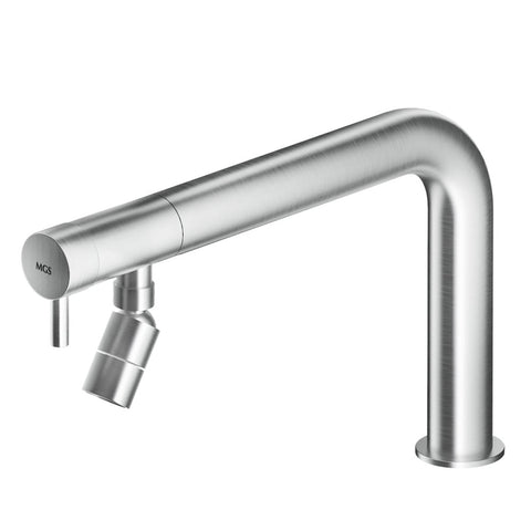 MGS NEMO RS Polished Stainless Steel Kitchen Sink Mixer Tap 0164P