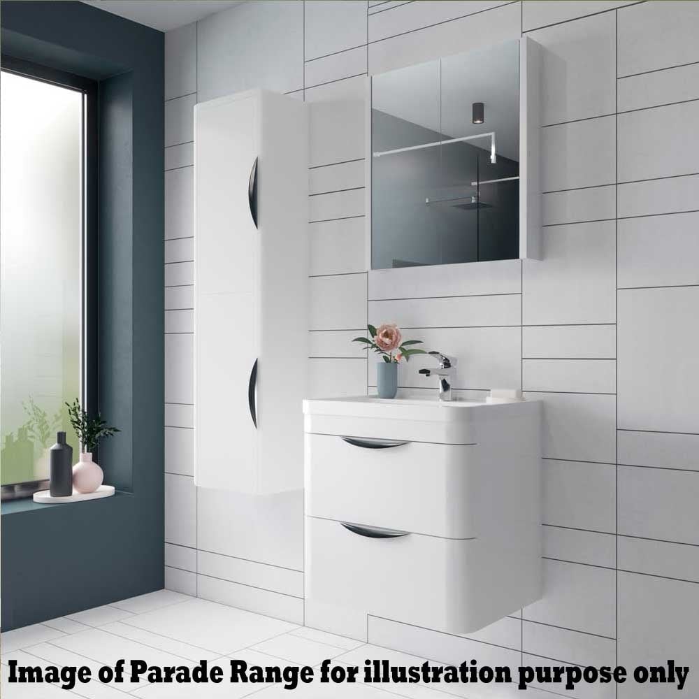 Nuie Parade Gloss White Floor Standing 800mm Cabinet & Basin - FPA004
