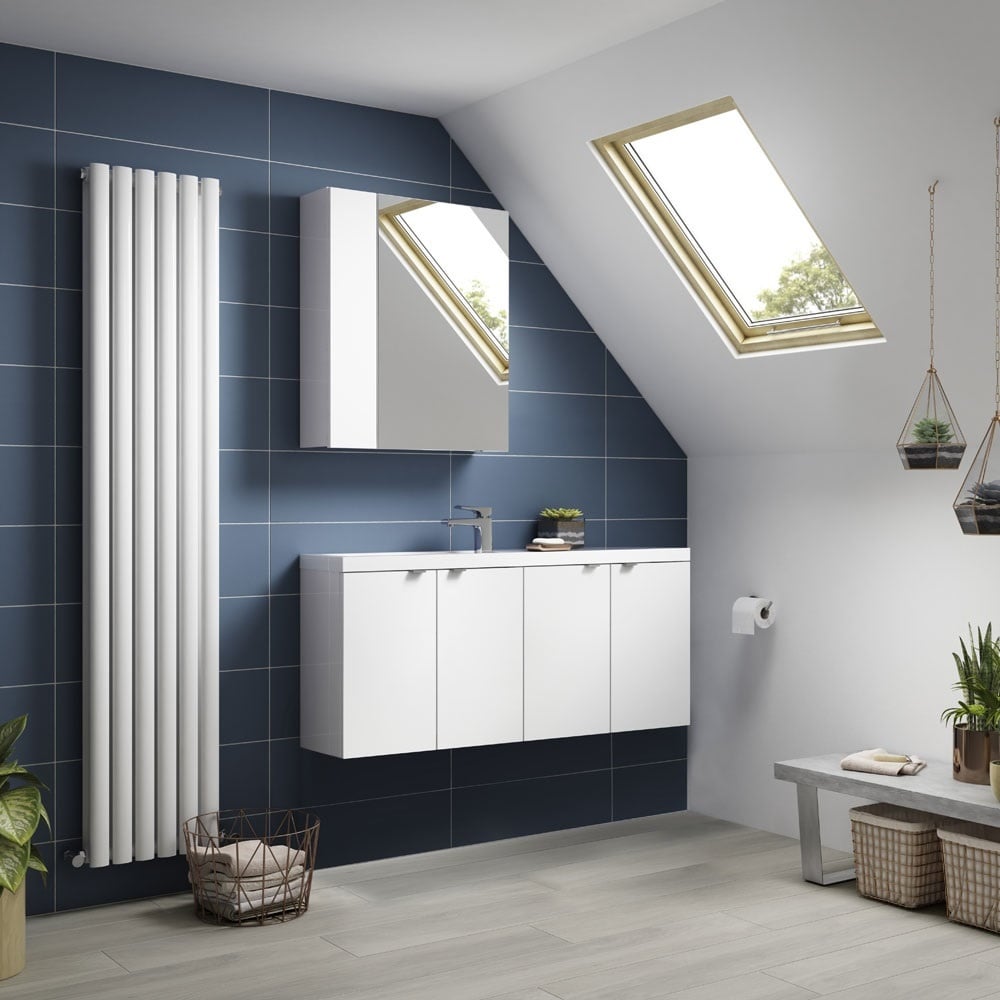 Hudson Reed Fusion 1000mm Basin and WC Combination Compact Unit with Cabinet