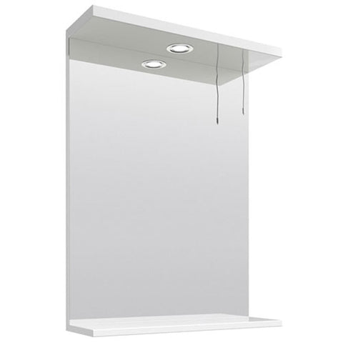 Nuie Mayford Gloss White 550mm Mirror - PRC112