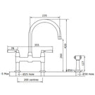 perrin--rowe-io-lever-handle-satin-brass-kitchen-sink-mixer-tap--spray-4273sb-