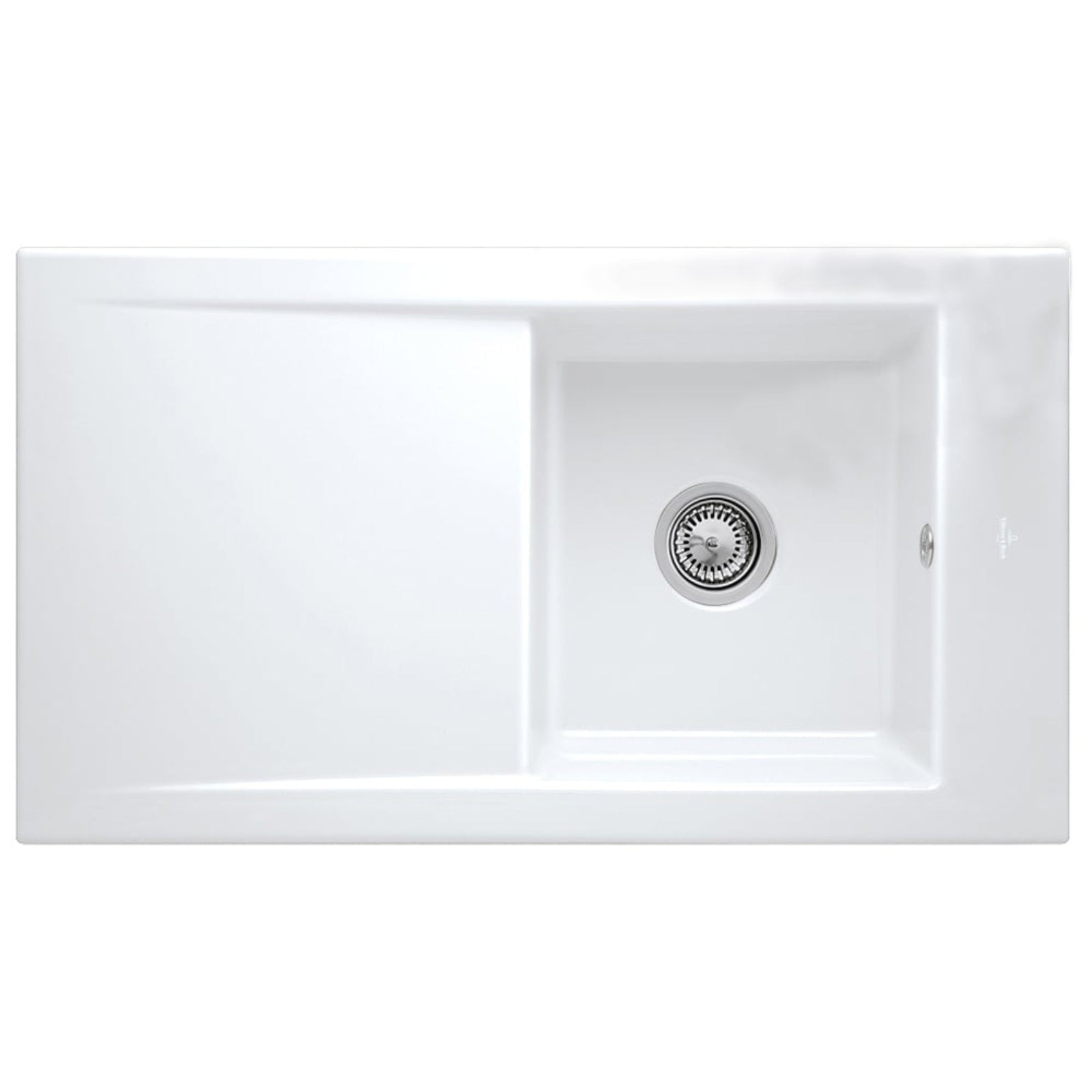 Villeroy & Boch Timeline 50 1.0 Bowl Ceramic Kitchen Sink - NO WASTE