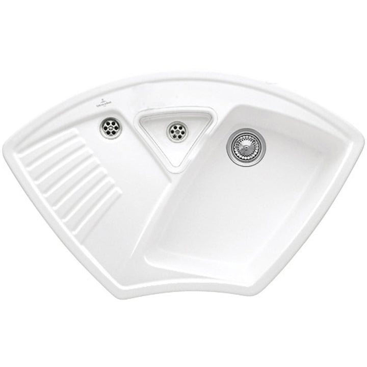 villeroy--boch-arena-125-bowl-white-ceramic-corner-kitchen-sink---no-waste-