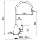 perrin--rowe-traditional-mini-lever-satin-brass-kitchen-sink-filter-tap-1605sb-