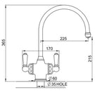 perrin--rowe-parthian-pewter-mono-sink-mixer-filter-tap-1437pfwpc-
