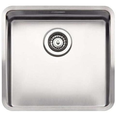 Reginox Ohio 40x40 1.0 Bowl Stainless Steel Kitchen Sink & Waste