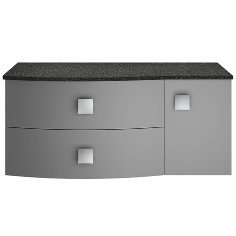 Hudson Reed Sarenna Dove Grey 1000mm Cabinet With Marble Top LH SAR204L