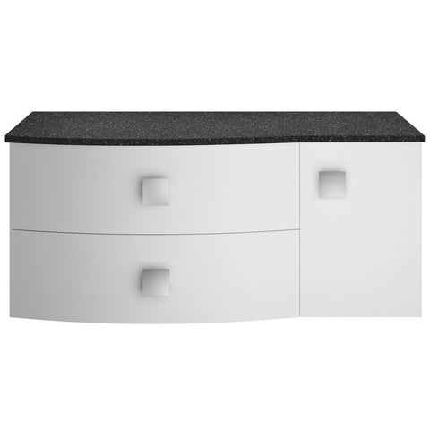 Hudson Reed Sarenna Moon White 1000mm Cabinet With Marble Top LH SAR104L