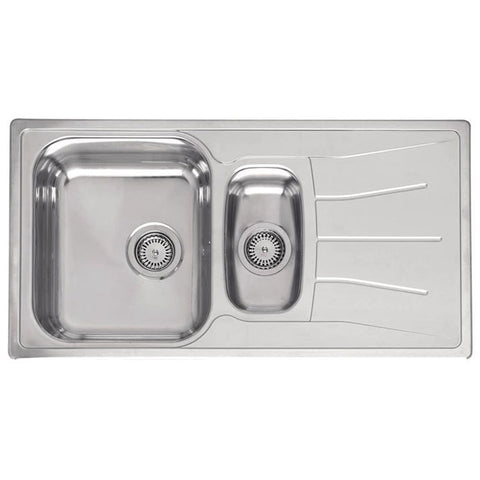 Reginox Diplomat 15 Eco 1.5 Bowl Stainless Steel Kitchen Sink & Waste
