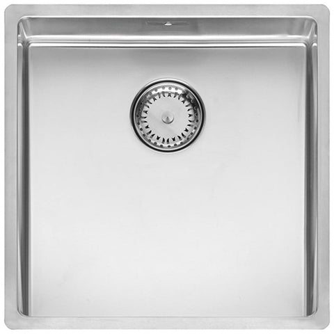 Reginox New York 40x40 1.0 Bowl Stainless Steel Kitchen Sink & Waste