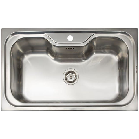 Reginox Jumbo 1.0 Bowl Polished Stainless Steel Kitchen Sink & Waste