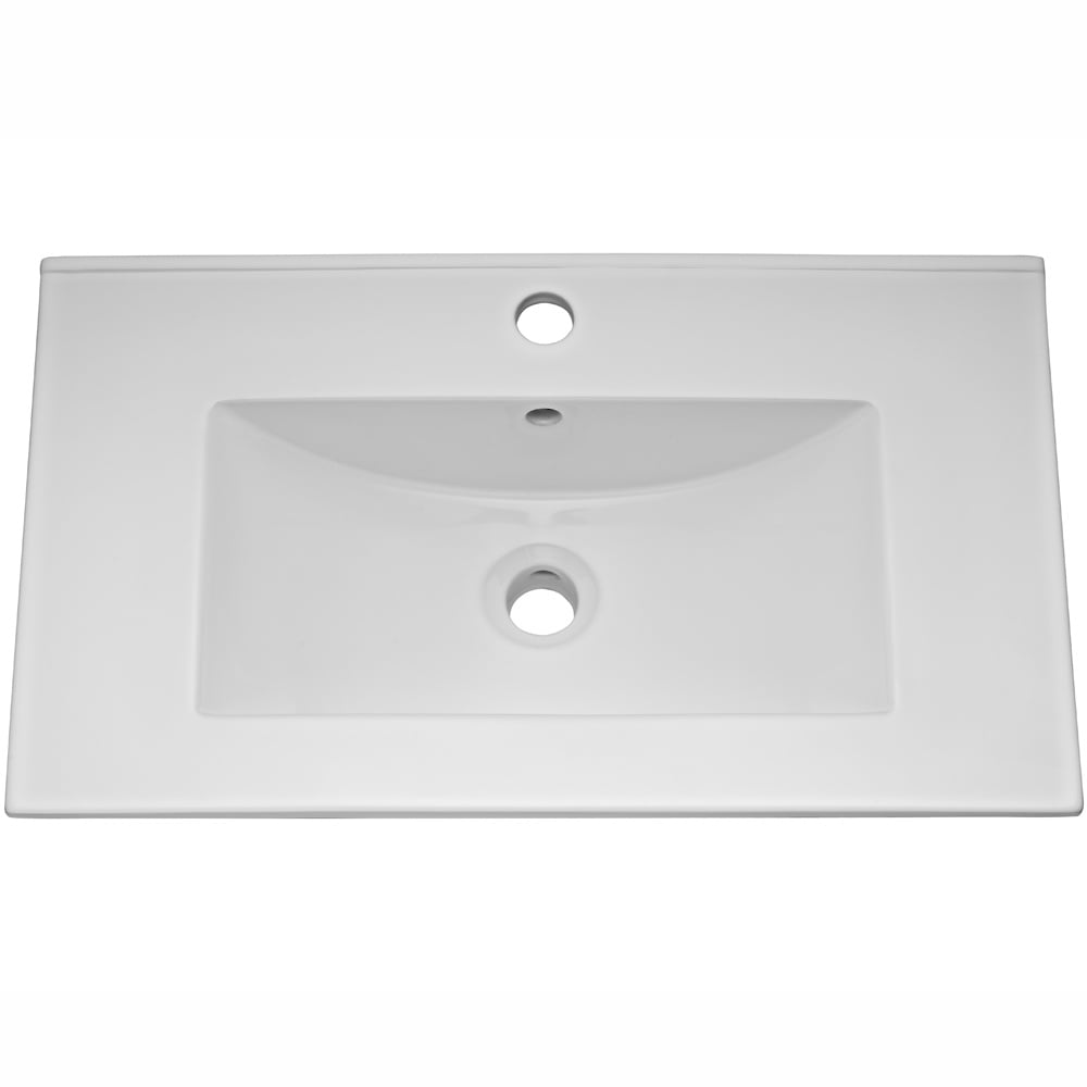 Hudson Reed Coast Grey Gloss 800mm Floor Standing Cabinet & Basin 2 - CST878