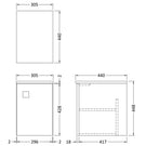 hudson-reed-sarenna-mineral-blue-305mm-single-door-wall-hung-cupboard---sar360-