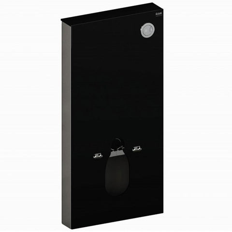 RAK Obelisk Black Cistern Cabinet For Wall Hung Toilet Pan - FS04RAKCABBLK