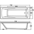 rak-karla-alpine-white-single-ended-rectangular-bath-1700x700mm-kabath-