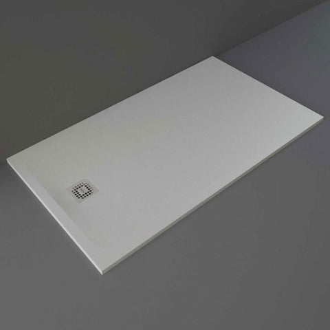RAK Feeling Solid Grey Rectangular Shower Tray 1600mmx900mm - RFST090160S503