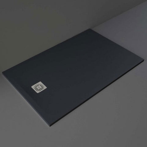 RAK Feeling Solid Black Rectangular Shower Tray 1400mmx900mm - RFST090140S504