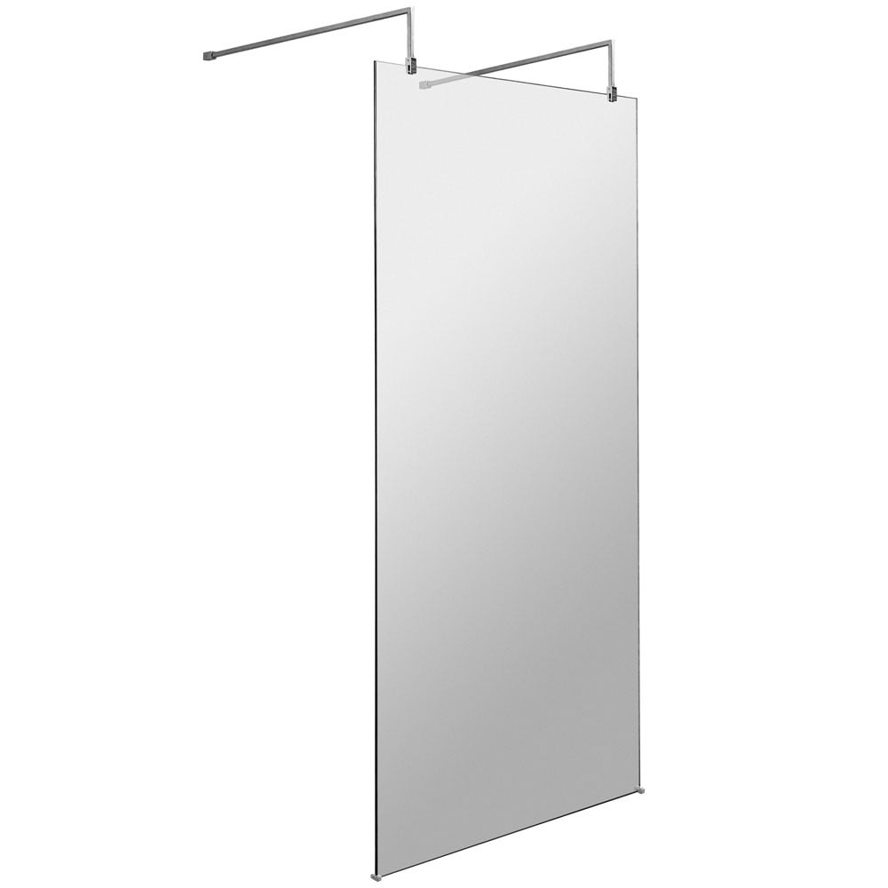 Hudson Reed Walk Through 900mm Wetroom Shower Screen, Support Arm & Feet GPAF090