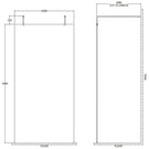 hudson-reed-walk-through-1000mm-wetroom-shower-screen-support-arm--feet-gpaf10-
