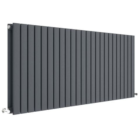 Hudson Reed Sloane 600x1398mm Anthracite 1450W Double Panel Radiator HLA59D