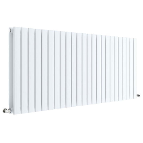 Hudson Reed Sloane 600x1398mm White 1450W Double Panel Radiator HLW59D