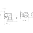 hudson-reed-chrome-back-to-wall-shower-elbow---vqe001-