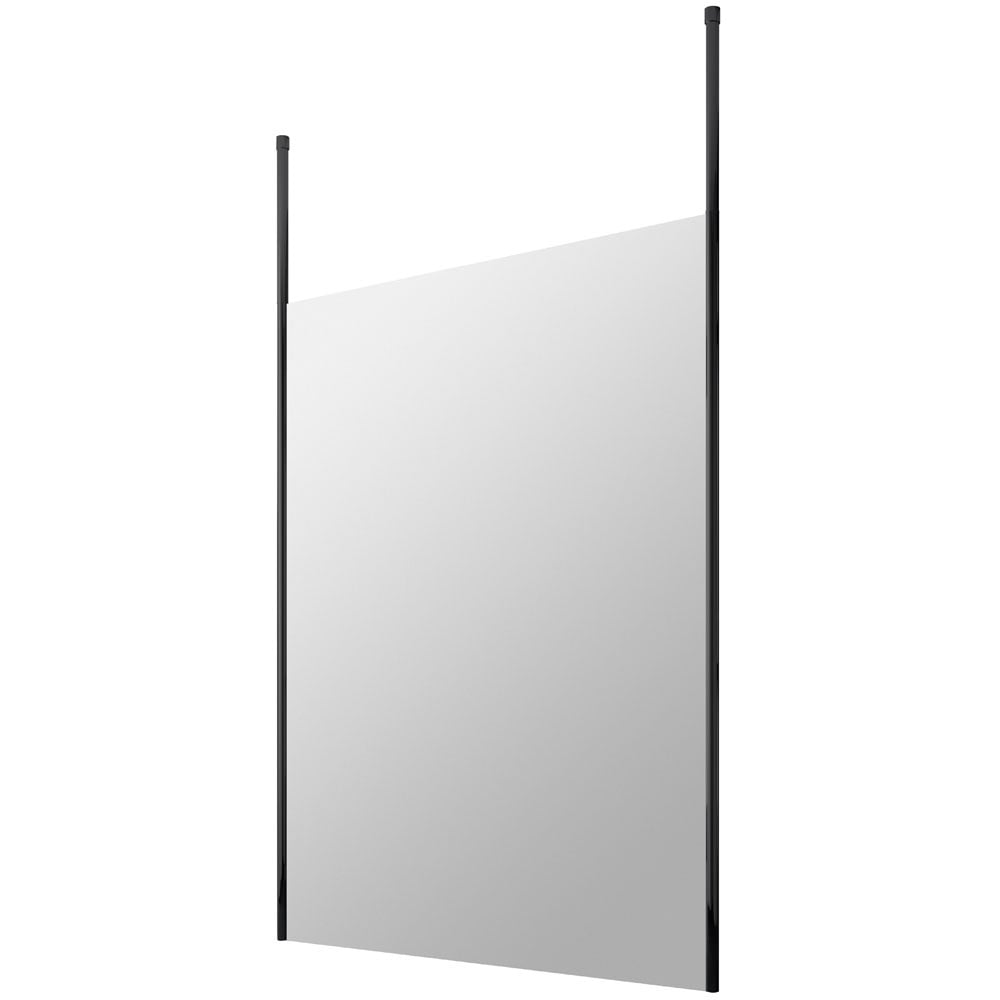 Hudson Reed Black Wetroom Shower Screen & Ceiling Posts 1400mm BGPCP14