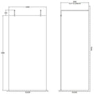 hudson-reed-black-wetroom-shower-screen--support-arms-1000mm-bgpaf10-